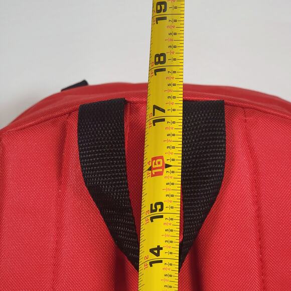 Everest Classic School Backpack 16.5" Solid‎ RED Color 2045CR/RD 1340 cu. in NWT - Picture 8 of 13